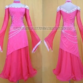 Inexpensive ballroom dancing apparels,big size ballroom competition dance appare