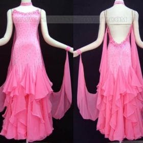Inexpensive ballroom dancing clothes,plus size ballroom competition dance wear:B