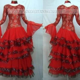 plus size ballroom dance apparels,ballroom dancing dresses for children:BD-SG238