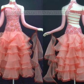 ballroom dancing apparels store,ballroom competition dance garment for women:BD-