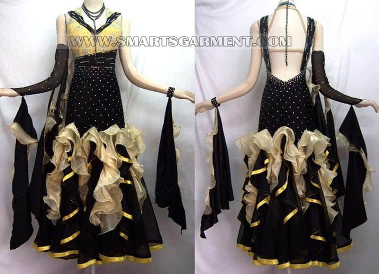 customized ballroom dancing apparels,ballroom competition dance dresses shop:BD-