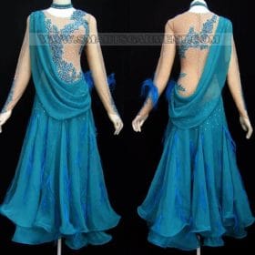 customized ballroom dancing apparels,plus size ballroom competition dance outfit