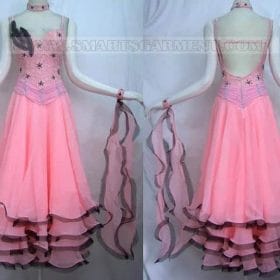 quality ballroom dancing clothes,plus size ballroom competition dance apparels:B