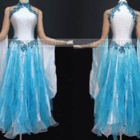 Inexpensive ballroom dancing apparels,selling ballroom competition dance gowns:B