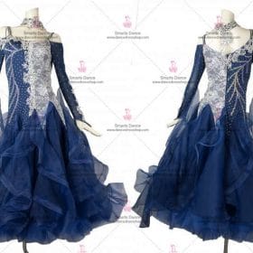 Ballroom Dance Gowns,Ballroom Dresses For Sale Blue BD-SG2854