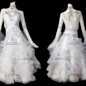 Ballroom Dancewear,Ballroom Dresses For Sale White BD-SG2857