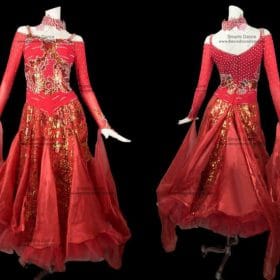 Ballroom Dresses,Ballroom Gowns Red BD-SG2858