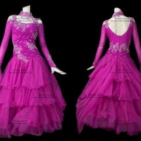 Ballroom Clothes,Ballroom Dance Costumes Pink BD-SG2862