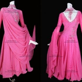 Ballroom Dance Dresses,Custom Made Ballroom Dress Pink BD-SG2870