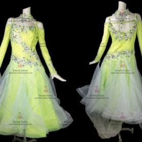 Ballroom Costumes,Ballroom Dance Competition Dresses Green BD-SG2874