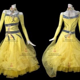 Ballroom Dresses For Sale,Latin Ballroom Dresses Yellow BD-SG2876
