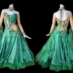 Affordable Ballroom Dress,Tailor Made Ballroom Dress Green BD-SG2877