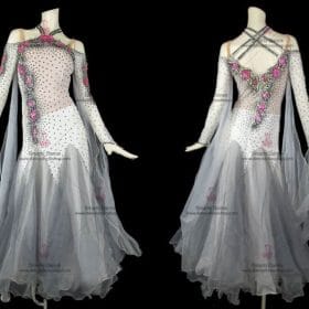 Waltz Dance Dresses,Ballroom Dancewear White BD-SG2880