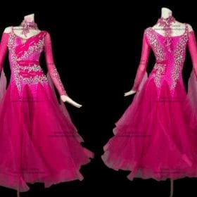 Ballroom Dance Gowns,Ballroom Dance Dresses Pink BD-SG2901