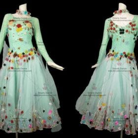 Ballroom Dresses For Sale,Ballroom Dance Costumes Green BD-SG2904