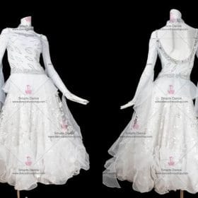 Ballroom Dance Costumes For Competition,Ballroom Dance Costumes White BD-SG2912