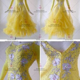 Custom Made Ballroom Dress,Ballroom Gowns Yellow BD-SG2922
