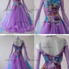 Ballroom Costume For Female,Tailor Made Ballroom Dress Purple BD-SG2941