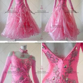 Custom Made Ballroom Dress,Womens Ballroom Dress Pink BD-SG2943