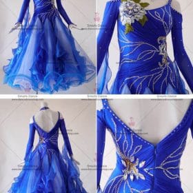 Latin Ballroom Dresses,Ballroom Dance Dresses For Sale Blue BD-SG2955