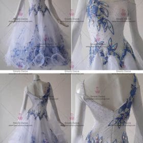Ballroom Gowns,Ballroom Dance Gowns White BD-SG2978