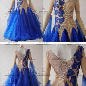 Ballroom Dresses For Sale,Ballroom Dance Competition Dresses Blue BD-SG2980