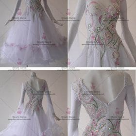 Ballroom Dresses For Sale,Ballroom Dance Competition Dresses White BD-SG2984