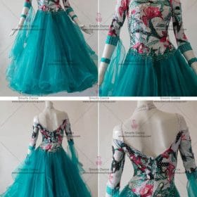 Ballroom Dance Dresses For Sale,Ballroom Dance Gowns Green BD-SG2992