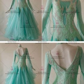 Affordable Ballroom Dress,Ballroom Dance Competition Dresses Green BD-SG3000