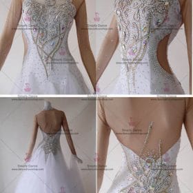 Affordable Ballroom Competition Dresses White BD-SG3007