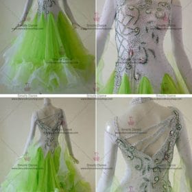 Ballroom Dancewear,Custom Made Ballroom Dress Green BD-SG3013