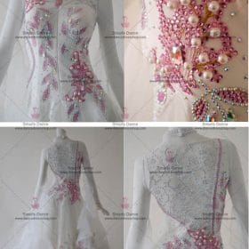 Latin Ballroom Dresses,Ballroom Dresses For Sale White BD-SG3016