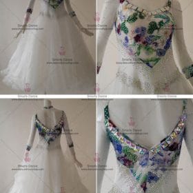 Affordable Ballroom Dress,Womens Ballroom Dress White BD-SG3030