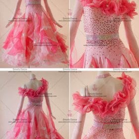 Ballroom Gowns,Ballroom Costumes Pink BD-SG3040