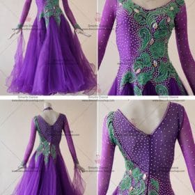 Ballroom Dance Costumes Purple BD-SG3042