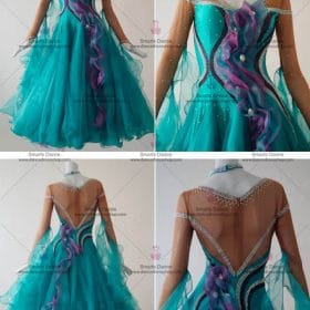 Ballroom Dance Clothes,Womens Ballroom Dress Green BD-SG3043