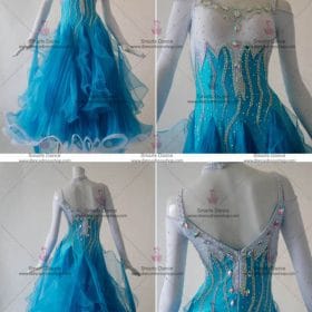 Custom Made Ballroom Dress,Waltz Dance Dresses Blue BD-SG3046
