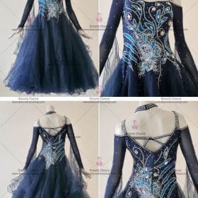 Ballroom Dresses For Sale,Ballroom Dance Gowns Blue BD-SG3050