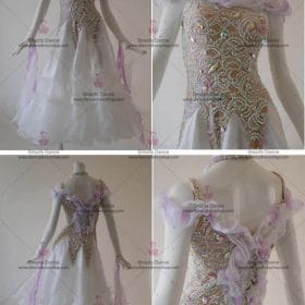 Ballroom Dance Dresses,Affordable Ballroom Dress White BD-SG3054