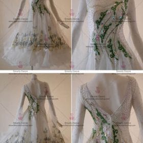 Ballroom Dance Clothes,Ballroom Gowns White BD-SG3057