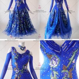 Ballroom Dance Costumes,Affordable Ballroom Dress Blue BD-SG3058