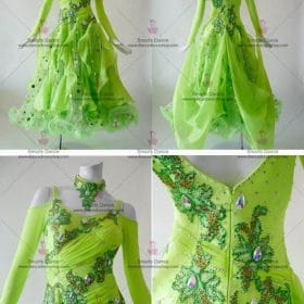 Ballroom Costumes,Affordable Ballroom Dress Green BD-SG3059