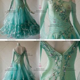 Ballroom Clothes,Womens Ballroom Dress Multilayer BD-SG3073