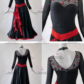 Ballroom Dance Gowns,Ballroom Dresses Black BD-SG3078