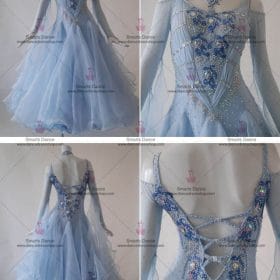 Ballroom Dance Costumes For Competition,Ballroom Dance Costumes White BD-SG3086