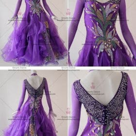 Waltz Dance Dresses,Ballroom Dance Dresses For Sale Purple BD-SG3089