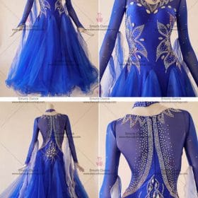 Ballroom Costumes,Ballroom Clothes Blue BD-SG3095
