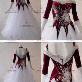 Affordable Ballroom Dress,Latin Ballroom Dresses White BD-SG3098