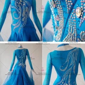 Ballroom Dance Customes,Ballroom Dresses For Sale Blue BD-SG3104