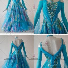 Ballroom Clothes,Ballroom Dress Blue BD-SG3105